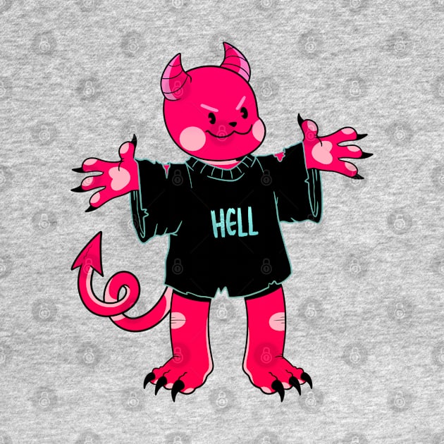 Cute Lil Hell Devil by Get A Klu Comics